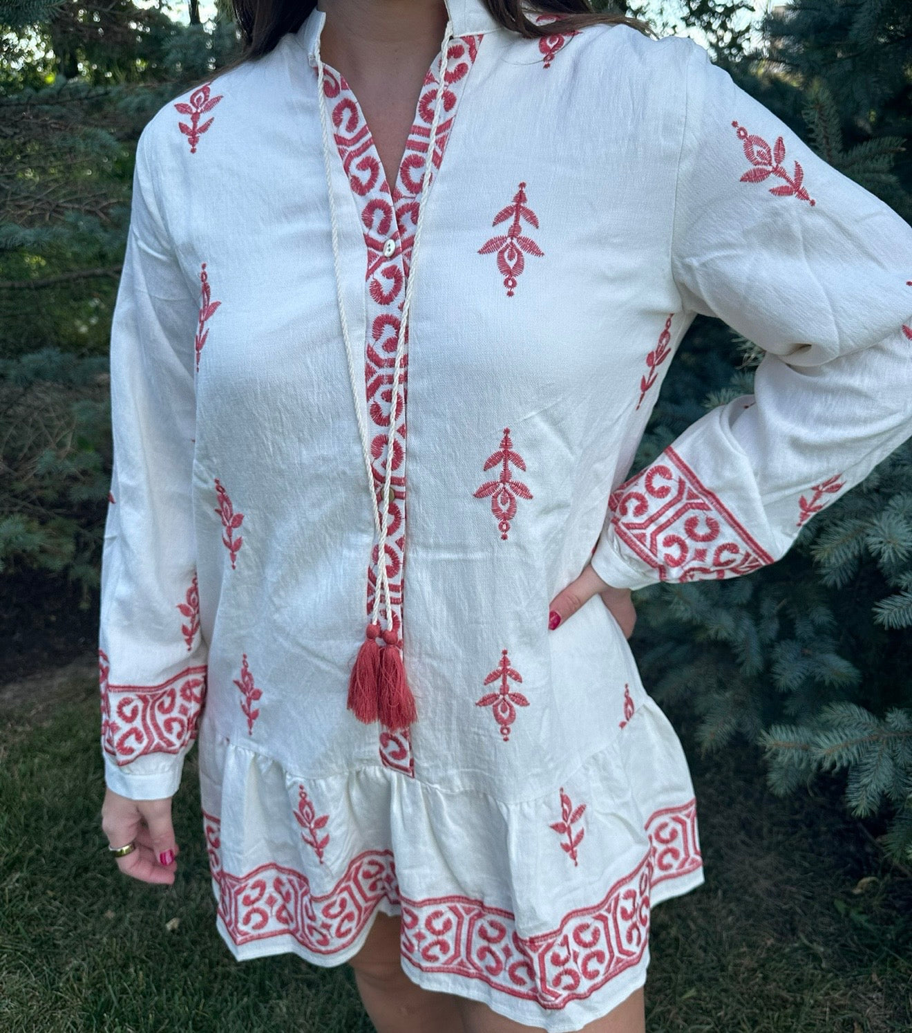 Embroidered dress